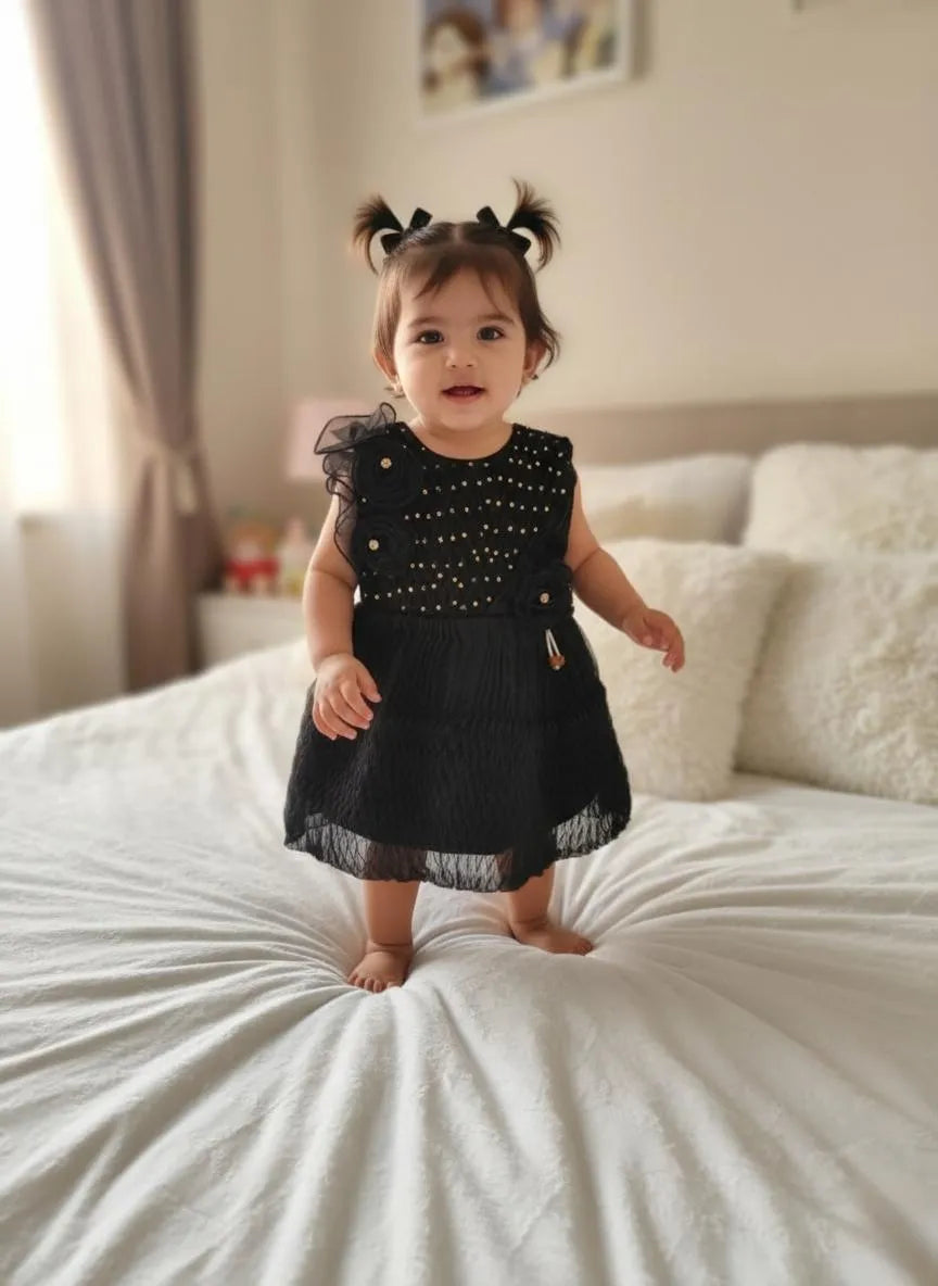 Stylish Collection New Baby Girl Fancy Frock Wedding Party Wear