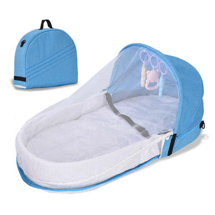 Portable Baby Bed Bag – Safe, Comfortable & Travel-Friendly