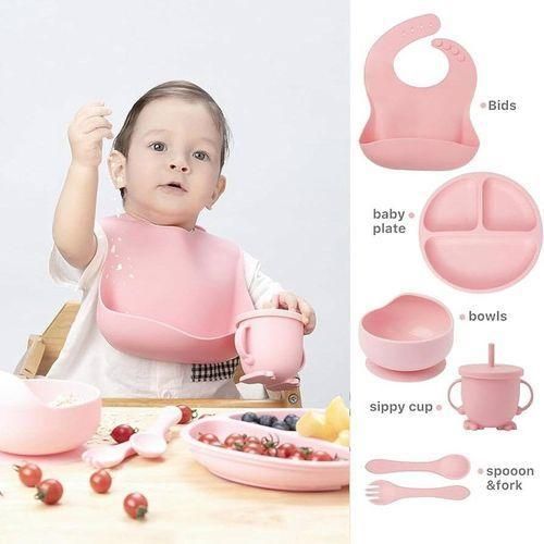 Complete Baby Feeding Set – Food-Grade Silicone